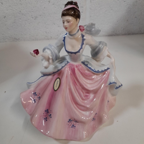 50 - Royal Doulton Figurines - Elyse Blue 1971 IFN2429 and Rebecca 1979 IFN2805 with Boxes