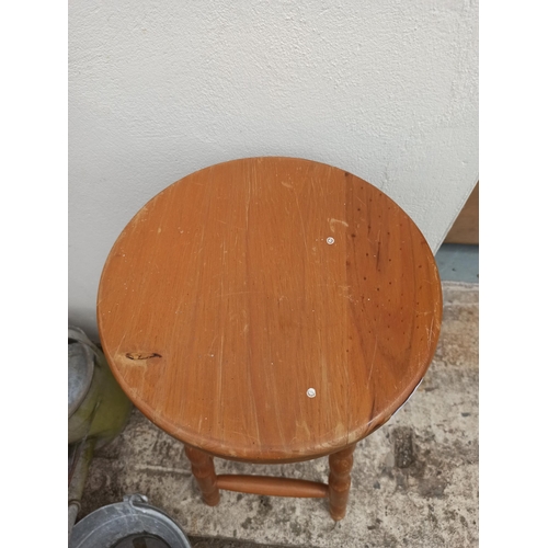 136 - Pine Bar Stool