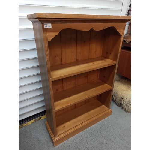 130 - Pine Book Case 97 x 63 x 23cm