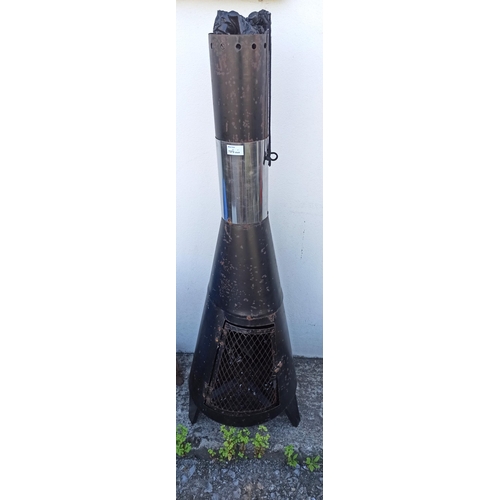 913 - Chimenea with Cover 120cm x 35cm x 35cm