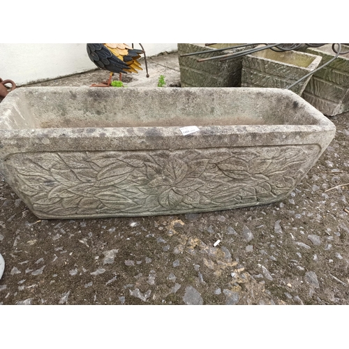 907 - Stone Garden Trough / Planter