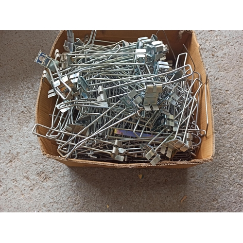 940 - A Box of Peg Board Shop Fittings