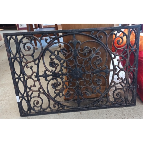 904 - Large Cast Iron Decorative Panel/ Table Top