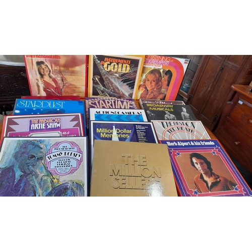 185 - Large Collection of Boxed LP's inc. Broadway Musicals, Million Sellers, Mantavani Startime, Instrume... 