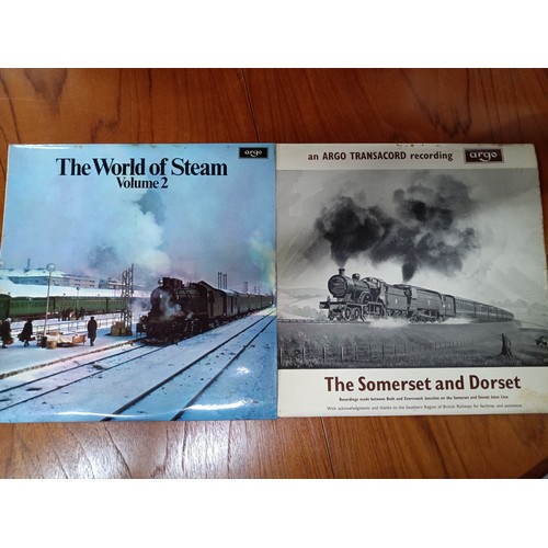 192 - The Somerset and Dorset Railway and World of Steam Vinyl LP Records