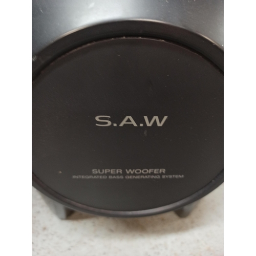 199F - Sony S.A.W Super Woofer Speakers Model SS.XB8AV 60cm x 45cm x 29cm