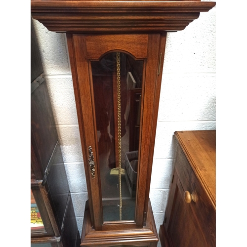 78 - A Moon Face Long Cased Grandfather Clock