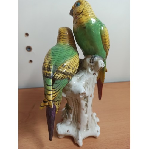 24 - A Sitzendorf Parrotkeet Ornament