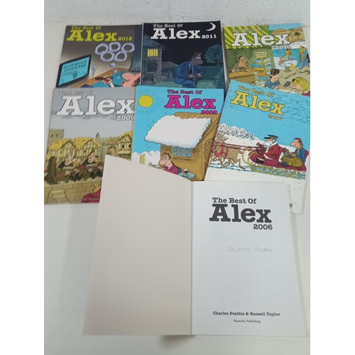 1077 - The Best Of Alex Financial Times Cartoonist Signed Albums by Charles Peattie 2006-2012