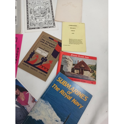 1082 - Assorted Books, Comics, Pamphlets, School Book , Militaria and More