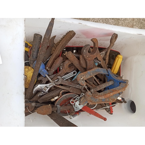 153 - Assorted Hand Tools inc. Spanners, Stilsons Files and  More