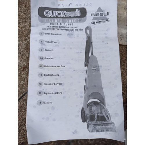 302 - Bissell Carpet Cleaner with Attachments and Instructions