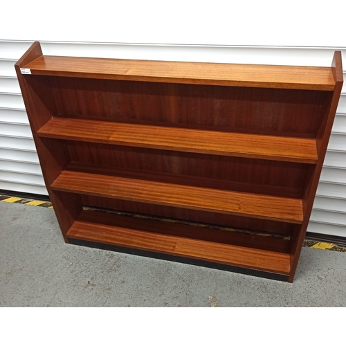 921 - Mid Century Design 4 Tier Shelving Unit 89cm x 107cm x 22cm