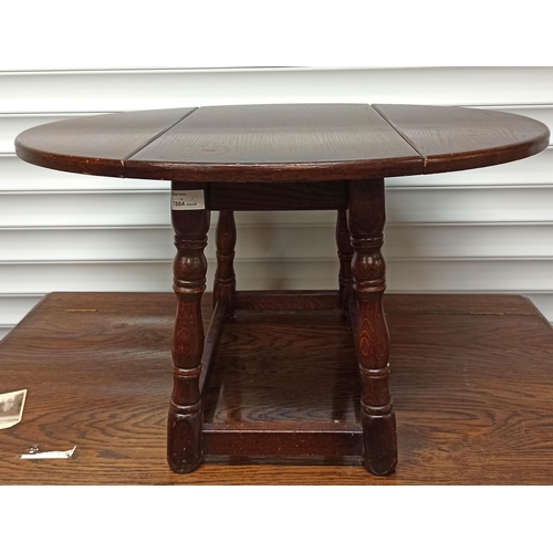 912 - Drop Leaf Occasional Table  40cm H x 32cm W x 50cm D - Closed, 40cm H 69cm W x 50cm D - Extended