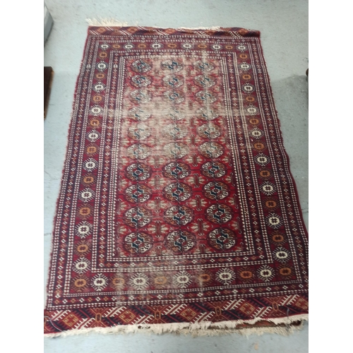 997 - 2 X Handmade Rugs Both Well Worn 200cm x 238cm and 189cm x 1115cm