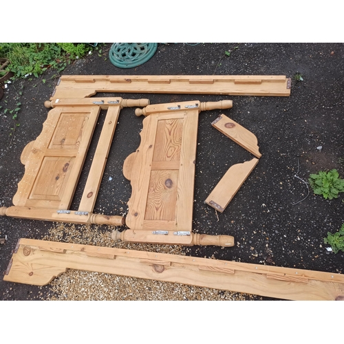 1029 - A Single Pine Bed Frame ( No Base)