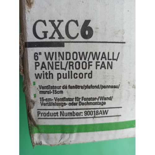 93 - Xpelair Window Wall Panel/ Roof Fan with Pull Cord in Box with Instructions