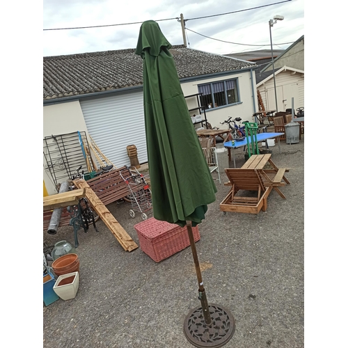 226 - Garden Parasol and Stand