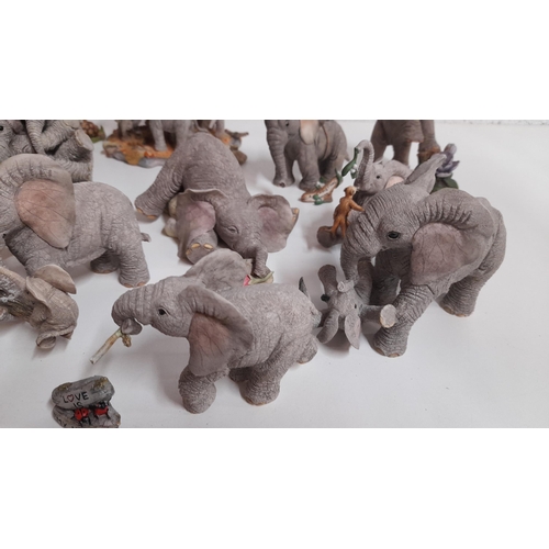 892 - Assorted Tusker Elephant Ornaments