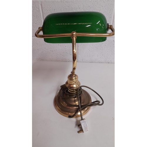 544 - Vintage Brass Reading/ Desk Lamp