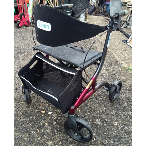 196 - An Abekit Mobility Walker/ Seat