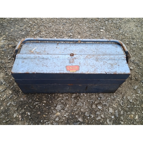 109 - A Metal Tool Chest and Contents