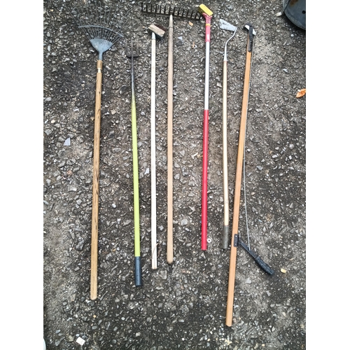 205 - A Quantity of Garden Tools