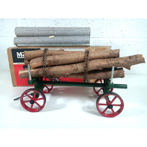 1115 - A Mamod L.W.. Lumber Wagon and Box