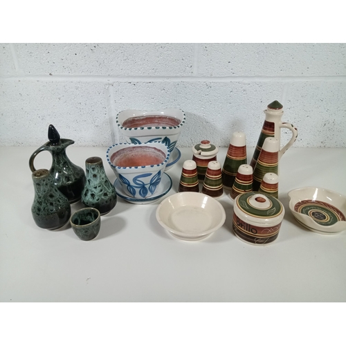 978B - A Quantity of Welsh Dragon Pottery and Other Items