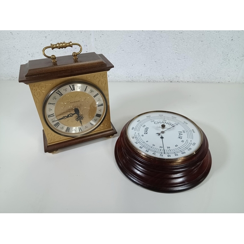 421B - A Quartz Clock and Barometer