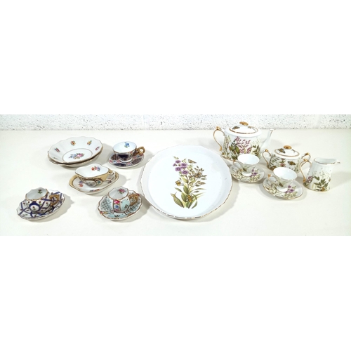 539 - A Regal Miniature Dolls Tea Service and Other cups and Saucers