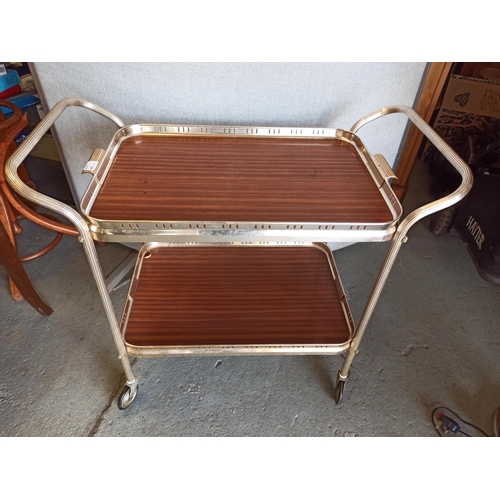 989 - A Vintage Hostess Trolley with Removable Tray