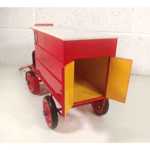 1118 - A Scratch Built Royal Mail Wagon 56 x 23 x 12cm