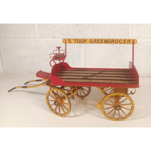 1105 - A Scratch Built Horse Drawn Greengrocers Cart Sign Written 