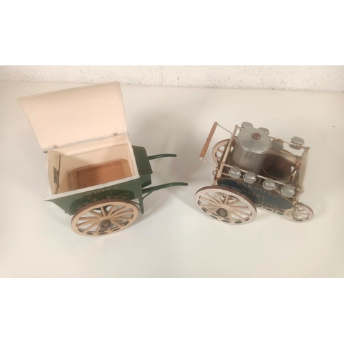 1099 - 2 x Scratchbuilt Model Carts 