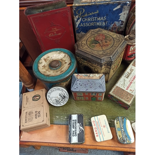 1058 - Box of Assorted Tins