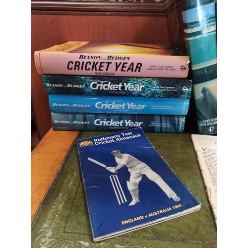 1064 - Selection of Cricket Books 60's -90's - 23 in Total