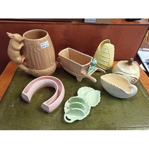 904 - Mixed Sylvac Pottery Including Squirrel Jug, Onion Vases and More