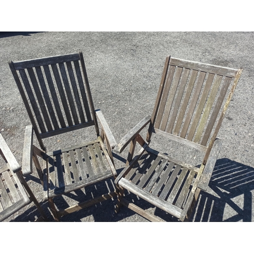 231 - 4 x Hardwood Garden Chairs