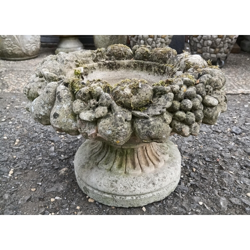 288 - Round Stone Planter 44cm Diameter and 32cm High