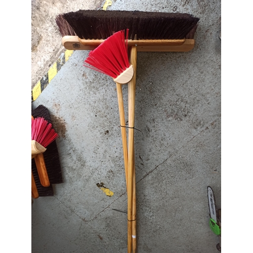 210 - Hill Brush Brooms x 3