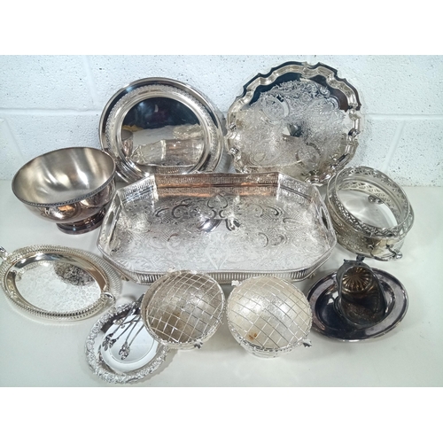 882 - A Quantity of Silver Plateware