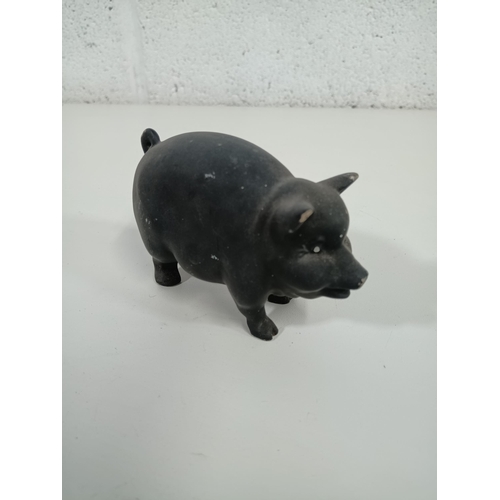 532 - A Vintage Sylvac Black Pig 1132