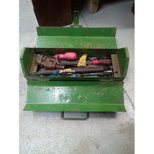 102 - A Tool Box and Contents - Chrome Rhodium Sockets and Spanners etc.