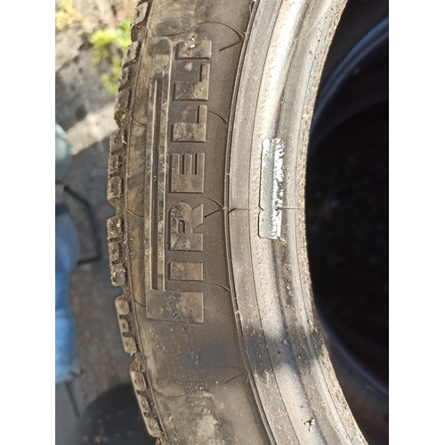 86 - 3 x 225/45R 17 Tyres 2 x Kumho, 1 x Pirelli