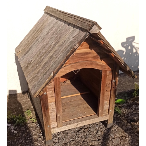 244 - Small Wooden Dog Kennel 69cm x 72cm x 54cm