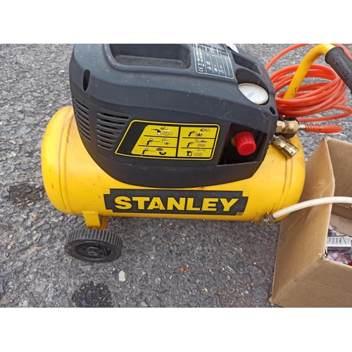 88 - Stanley Compressor with Assorted Attachments