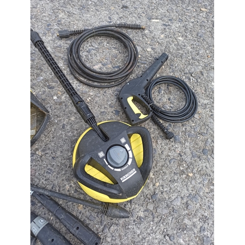 72 - Karcher K4 Full Control with a Range of Attachments including 2 Guns, 3 Nozzles and a Patio Cleaner