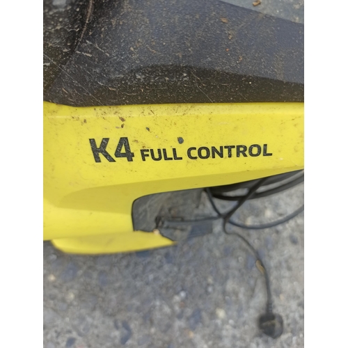 72 - Karcher K4 Full Control with a Range of Attachments including 2 Guns, 3 Nozzles and a Patio Cleaner