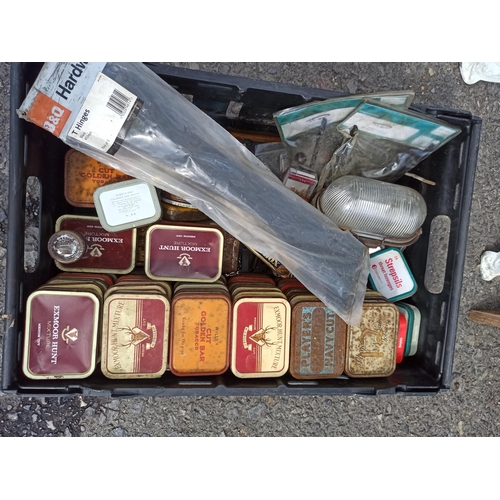 114 - Mixed Fixings - Screws, Nails, Bolts, Hinges and More including over 50 x Vintage Tins